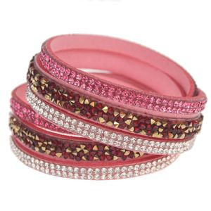 Wickelarmband Stiefelband in der Farbe Rosa