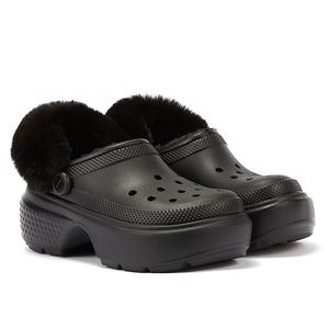 Dámské černé sandály Crocs Stomp Lined Clog