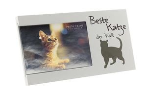 Bilderrahmen Beste Katze Bild Stehend Geschenkbox 25cm Deko
