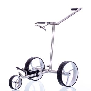 Elektro Golf Trolley walker S, Edelstahl, Lithium Akku, Bergabfahrbremse MJ2024