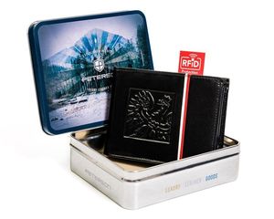 Skórzany Portfel Męski Z Ochroną Kart Rfid