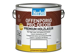 Herbol - Offenporig Pro-Decor,  2,5l, weiss # 0301