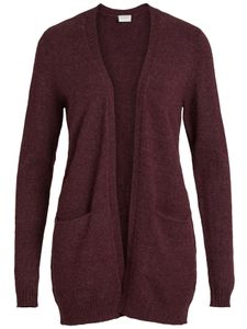 VILA Dámsky základný sveter Stretch Fine Knit Jacket s vreckami VIRIL | S