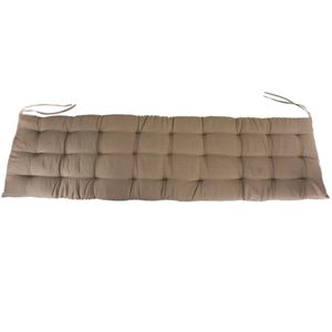 Polster für Gartenbank 150 x 40 x 4 cm Sitzkissen mit Punktsteppung