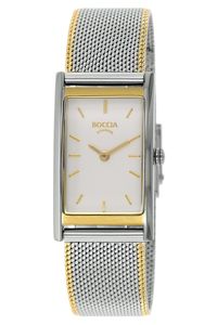 Boccia Damen Quarz Armbanduhr aus Titan - 3304-02