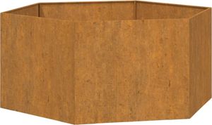 vidaXL Sadzarka Rusty 90x90x45 cm stal kortenowska