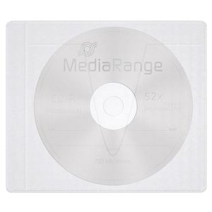 MediaRange BOX69-50 50x 1er CD-/DVD-Hüllen selbstklebend transparent