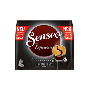 Senseo Espresso, aromatisch vollmundiger Röstkaffee, 16 Pads