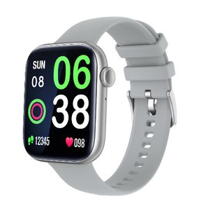 Neue P45 Smartwatch, 1,8 Zoll Bluetooth Anruf Smartwatch, mit Telefonfunktion, Fitnessuhr Tracker mit Schlafmonitor Pulsuhr 120+ Sportmodi Sportuhr Fitness Uhr Armbanduhr für Android ios Silber