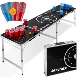 Bierpongtisch Brews & Throws - schwarz