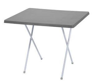 Foldable Table grau - Camping Klapptisch