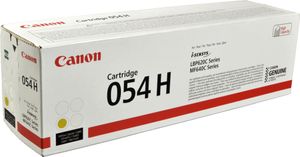 Canon Toner Cartridge 054 H Y yellow