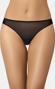 Teyli Brazílske nohavičky s kvetinovou čipkou Naddi Female 305 black S