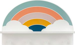 Atmosphera createur d'interieur - Kinderregalhaken soel regenbogenmotiv 4 haken Atmosphera createur d'interieur - Kinderregalhaken soel regenbogenmotiv 4 haken
