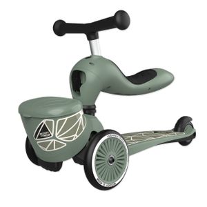 Scoot&Ride Highwaykick 1 Lifestyle - Rutscherfahrzeug und Scooter, Farbe:green lines