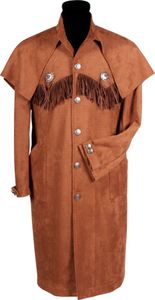 Brauner Westernmantel für Männer Größe: XXL Brauner Westernmantel für Männer Größe: XXL