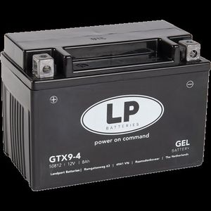 Landport-Gel-Batterie MG GTX9-4 (YTX9-BS) O.A. ZIP 4-Hub