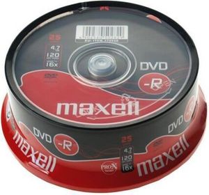 Maxell DVD-R, 4.7 GB, DVD-R, 120 min, Spindel
