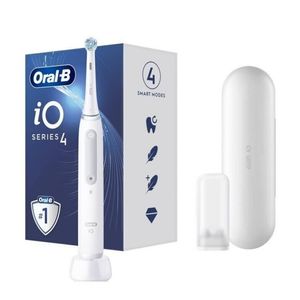 Braun Oral-B Elektrische Zahnbürste iO4 wiederaufladbar, für Erwachsene, die Anzahl der Bürstenköpfe umfasst 1, ganz weiß, Anzahl der Zahnputzmodi 4 (IO4 QUITE WHITE) Braun Oral-B Elektrische Zahnbürste iO4 wiederaufladbar, für Erwachsene, die Anzahl der Bürstenköpfe umfasst 1, ganz weiß, Anzahl der Zahnputzmodi 4 (IO4 QUITE WHITE)