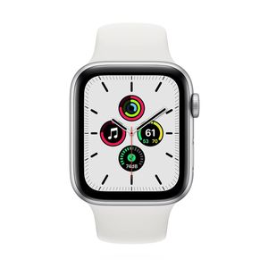 Apple Watch SE Aluminium Cellular Silver, Sport Band White, MYEF2FD/A, 40mm