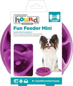 Outward Hound Mini miska pro psy Slo Bowl Purple