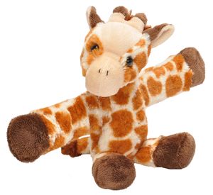 Wild Republic Huggers Giraffe 19561 - Stofftier mit Snap-Band in den Armen 20cm