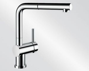 BLANCO LINUS-S-F Fensterarmatur / Chrom / Zugauslauf / Hochdruck