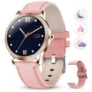 Smartwatch Ladies Fitness Tracker IP67 Pulzné hodinky Krokomer športové hodinky Fitness hodinky