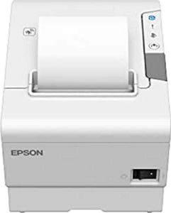 Epson TM-T88VI (102): Serial, USB, Ethernet, Buzzer, PS, White, EU, Direkt Wärm