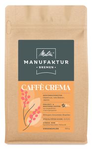 MELITTA Manufaktur-Kaffee Spezialitäten Caffè Crema Ganze Bohne ungemahlen 500 g