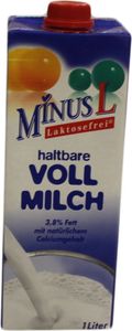 MinusL trvanlivé plnotučné mlieko 3,5% 1l