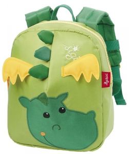 sigikid mini batoh drak, detský batoh, taška do škôlky, detská taška, škôlka, nylon, zelená, 3 L, 24216