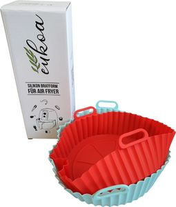 Eukoa Silikonform Heißluftfritteuse Silikon Liner für Air Fryer Heissluftfriteuse Korb Eukoa Silikonform Heißluftfritteuse Silikon Liner für Air Fryer Heissluftfriteuse Korb