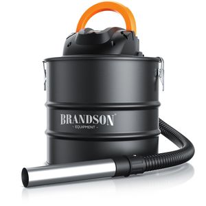 Brandson vysávač na grilovanie, vysávač popola, komínový vysávač s hepa filtrom a predfilterom, 18 kPa, objem 20 litrov, čierny