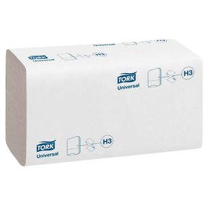 TORK Papierhandtücher 290152 H3 Universal C&C Zick-Zack-Falzung 1-lagig 4.000 Tücher