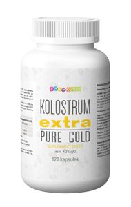 CARNOMED Colostrum Extra Pure Gold - Immunität - hoher Gehalt an Immunglobulinen - natürliche Inhaltsstoffe - 90 Kapseln