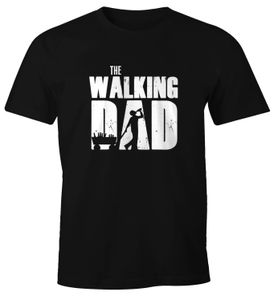 Herren T-Shirt The Walking Dad Bier Vatertag Geschenk Fun-Shirt Moonworks®  3XL