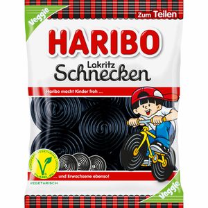 Haribo ślimaki z korzenia lukrecji classic veggie 175g