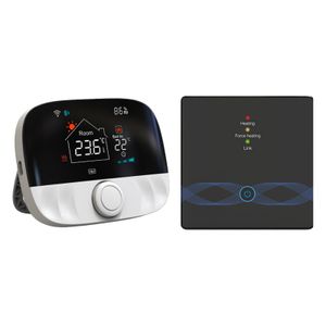 WIFI Smart Boiler Thermostat mit Anwendung und Sprachsteuerung Buntes LCD-Display Intelligenter Thermostat Digitaler programmierbarer Raumthermostat