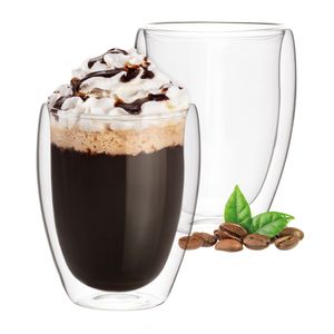 Sklenice na pití sklenice na kávu sklenice na čaj sklenice na džus sklenice na kávu hrnek na čaj hrnek na čaj Cembra dvojité stěny čaj latte macchiato