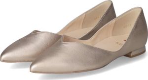 Högl Damen Ballerinas Gold Glattleder Größe: 39