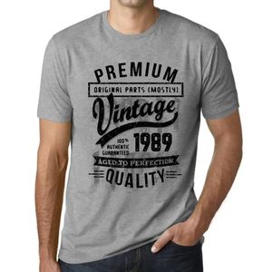 Herren Grafik T-Shirt Originalteile (meist) bis zur Perfektion gealtert 1989 – Original Parts (Mostly) Aged to Perfection 1989 – Geschenk 35.