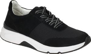 Gabor ROLLINGSOFT Damenschuhe - sportliche Schnür- Halbschuhe schwarz NEU