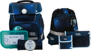 School Mood Champion Maxx Moritz Weltall Ranzen Set 7tlg.