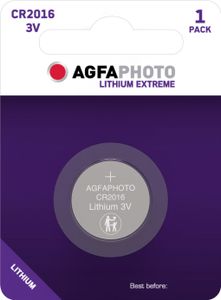 AgfaPhoto CR2016 Lithium-Knopfzelle 3V