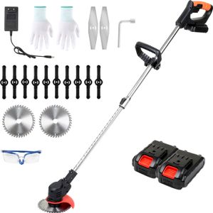 Elektrický křovinořez Jayseuw 18 krpm s 2 nabíjecími bateriemi 21V 1500ma
