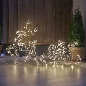 Dekoracja ogrodowa Jeleń Led ATJA 73 cm