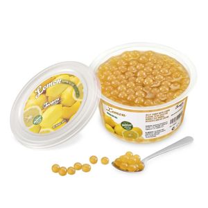 INSPIRE FOOD Bubble Tea Perlen Zitrone - 100% vegan, glutenfrei, 450g