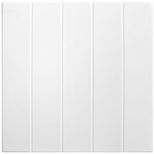Deckenplatten aus Styropor XPS - WeißeNachbildungplatten leicht & formfest - (2QM Sparpaket NR.04 50x50cm) Feuchtraum Decke Wand Deckenverkleidung weiß