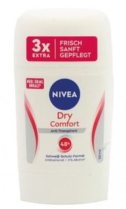 Nivea, Dry Comfort, Antyperspirant, 50ml (PRODUKT Z NIEMIEC)